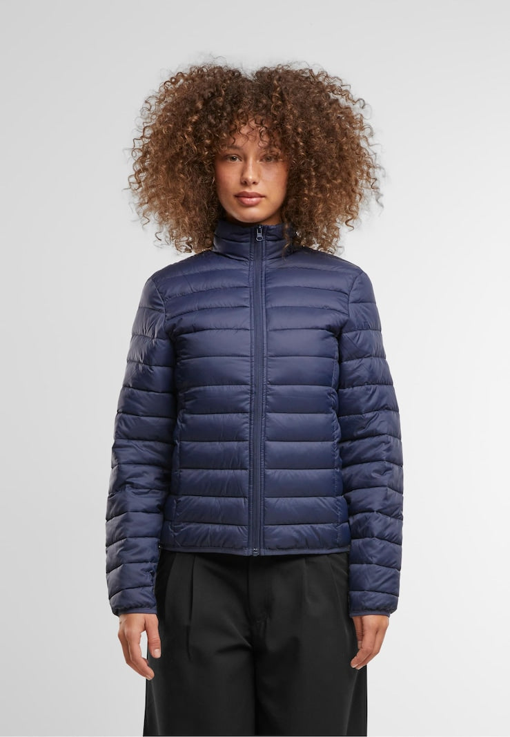 Campera Acolchada de Colores Sólidos – Estilo urbano con abrigo ligero