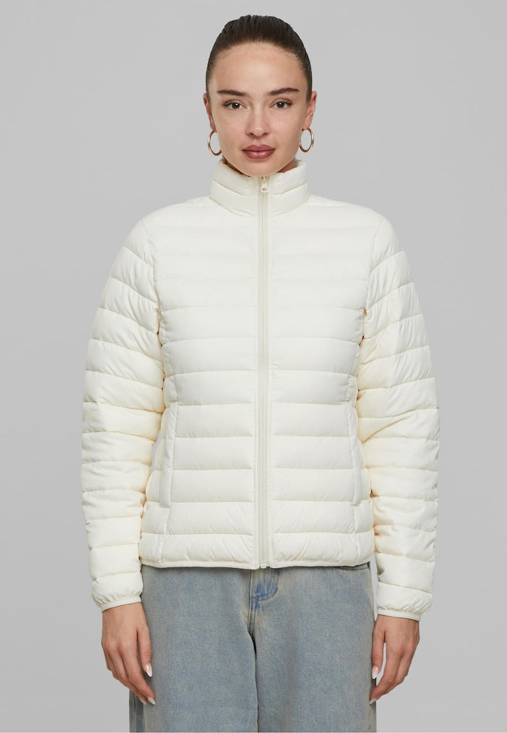 Campera Acolchada de Colores Sólidos – Estilo urbano con abrigo ligero